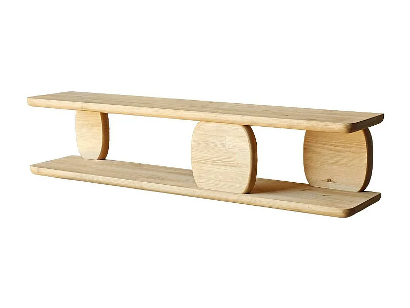 Étagère murale Orionia, Étagère, Tablette murale, Rayonnage polyvalent, 120x24h30 cm, Chêne