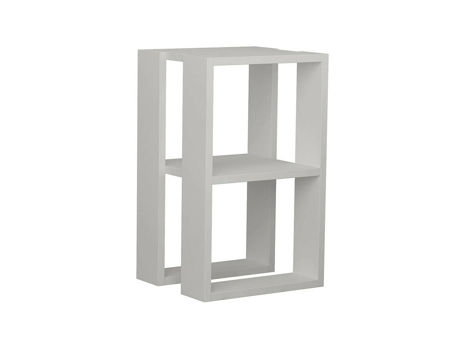 Mesa de cabeceira DmazzanT, Cômoda baixa, Mesa de cabeceira, Prateleira de cabeceira, 30x30h55 cm, Branco