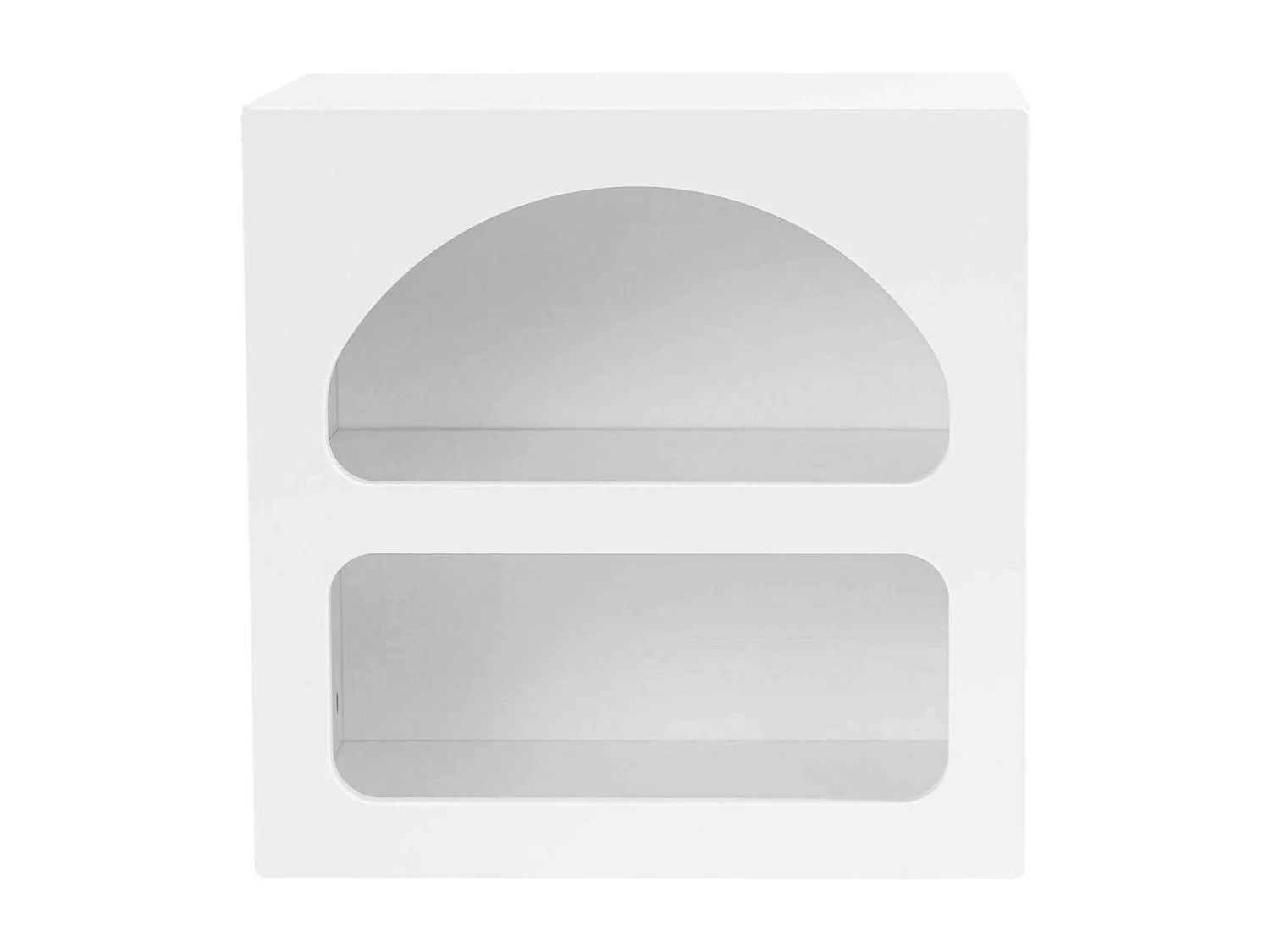 Mesa de cabeceira Dmengucc, Cômoda baixa, Mesa de cabeceira, Prateleira de cabeceira, 50x38h50 cm, Branco