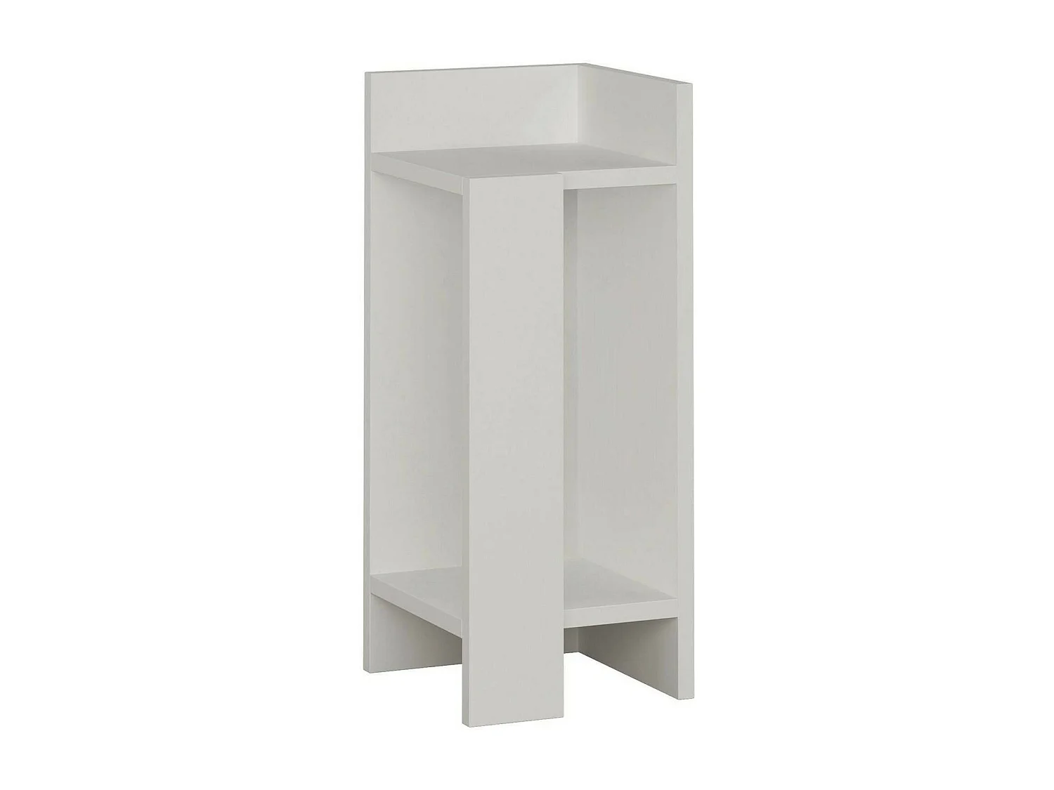 Dpiol nachtkastje, Laag dekbed, Nachtkastje, Bedplank, 25x27h60 cm, Wit