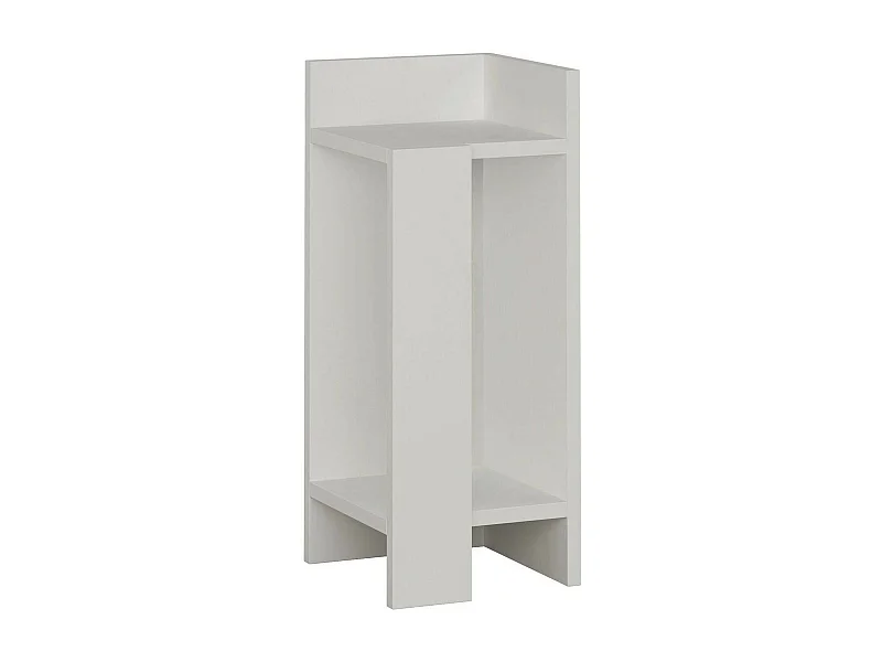 Dpiol nachtkastje, Laag dekbed, Nachtkastje, Bedplank, 25x27h60 cm, Wit