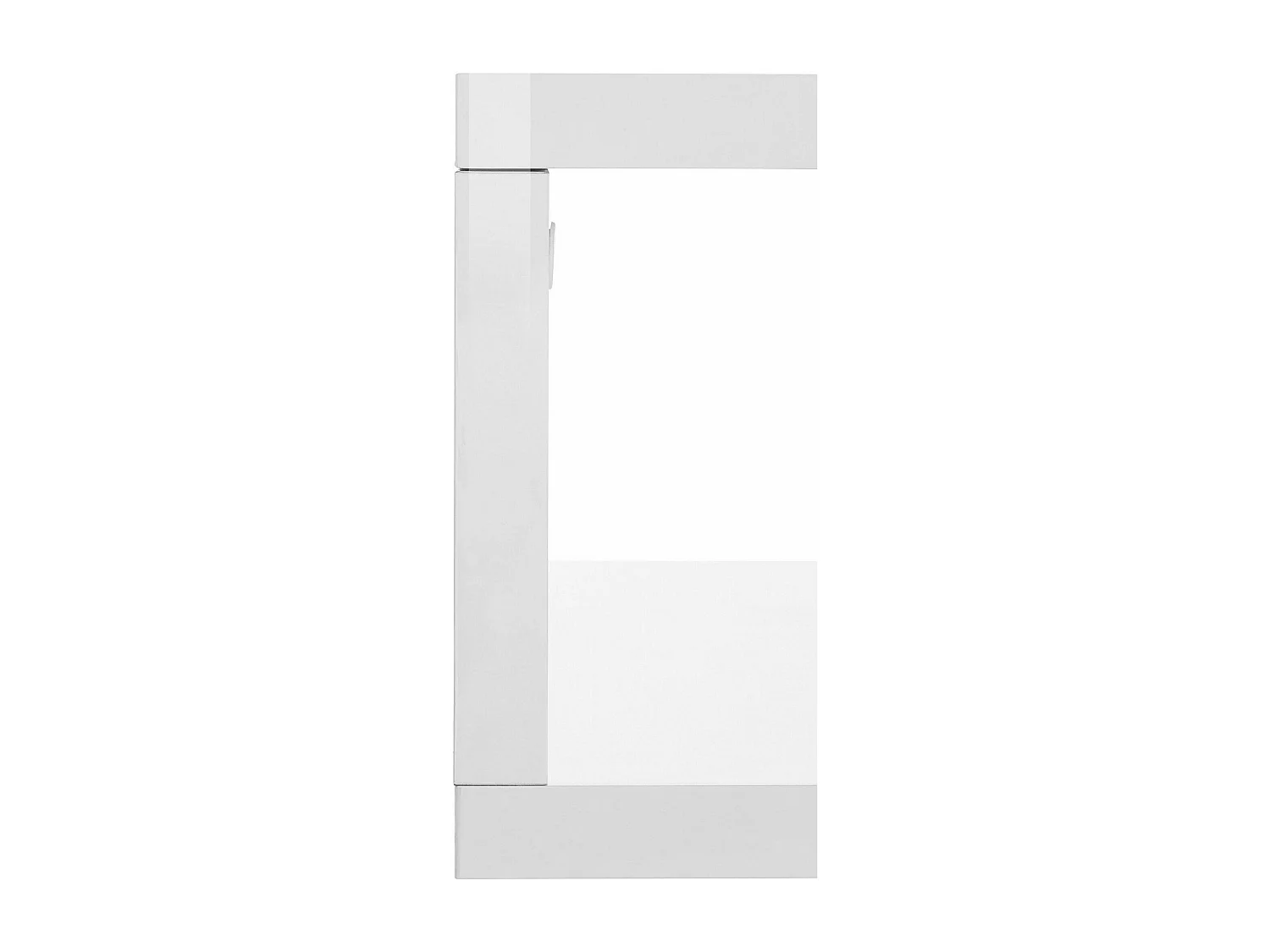 Tavolino da Salotto Natalia, Multi-piano Made in Italy, 55x90x41h cm Bianco