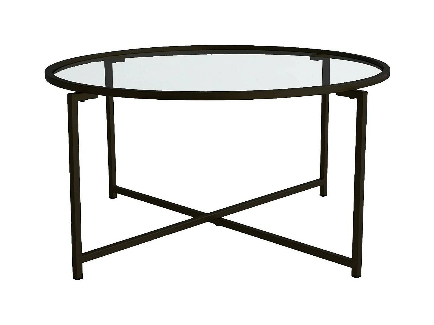 Table basse Cursa, Table basse, Porte-revues pour canapé, Etagère de salon, 83x82h40 cm, Noir