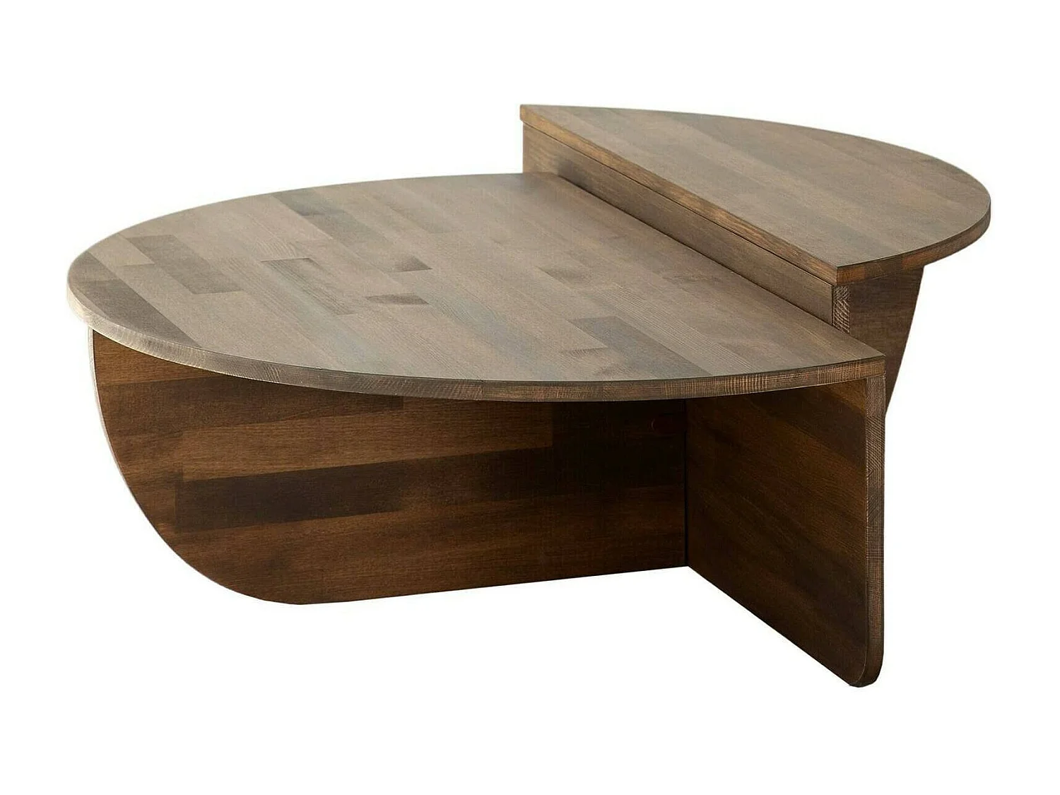 Table basse Canopus, Table basse, Porte-revues pour canapé, Etagère de salon, 90x60h35 cm, Noyer
