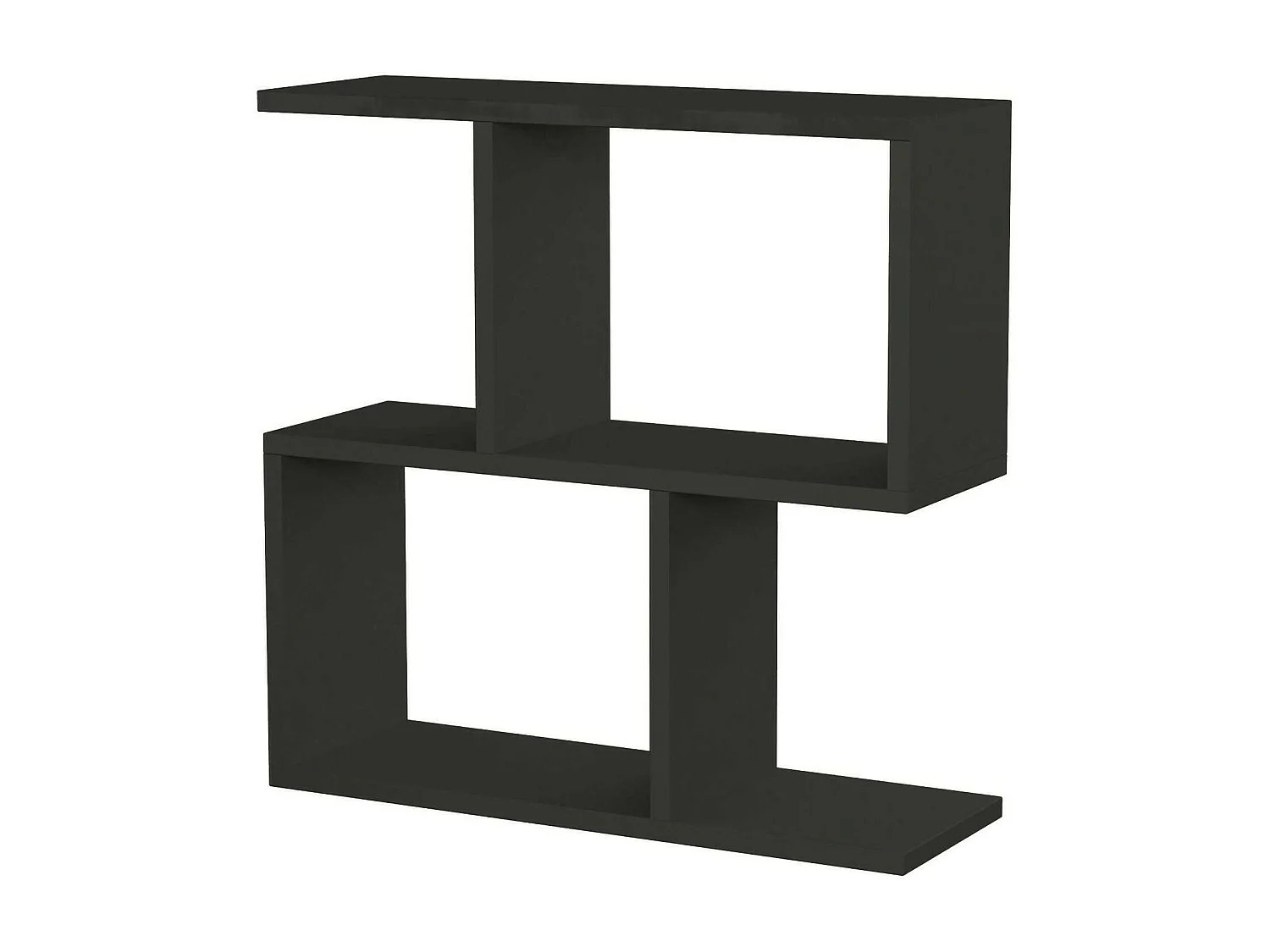 Dpersend Salontafel, Koffie Lage Tafel, Sofa Review Rack, Woonkamer Plank, 60x20h60cm, Antraciet