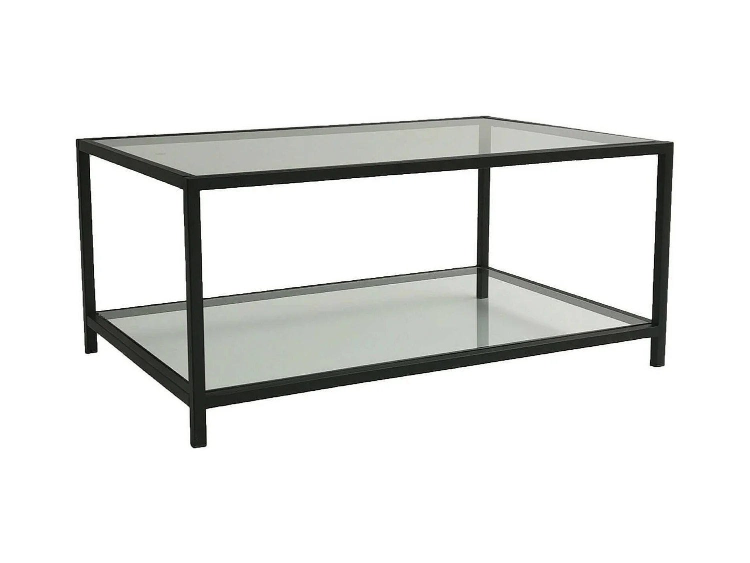Table basse Diphda, Table basse, Porte-revues pour canapé, Etagère de salon, 90x60h40 cm, Taupe et Noir