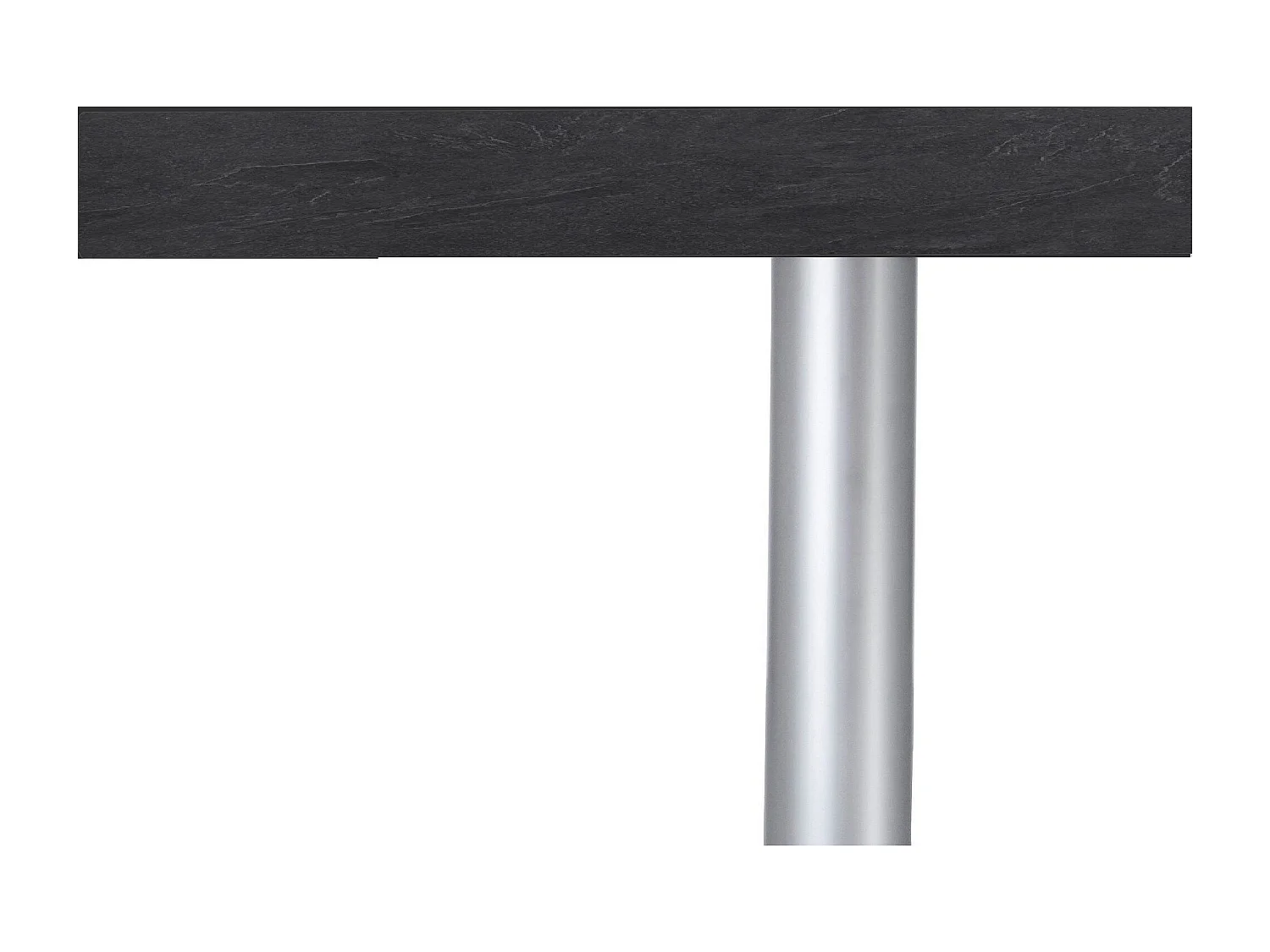 Table basse Gianni, Table basse de salon, Meuble de rangement bas, Table basse, 55x55h41 cm, Ardoise