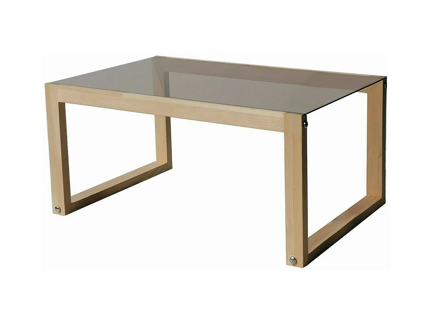 Wohnzimmertisch Dmanicon, Niedriger Wohnzimmertisch, Kaffeeregal, Couchtisch für Sofa, 85x55h40 cm, Eiche