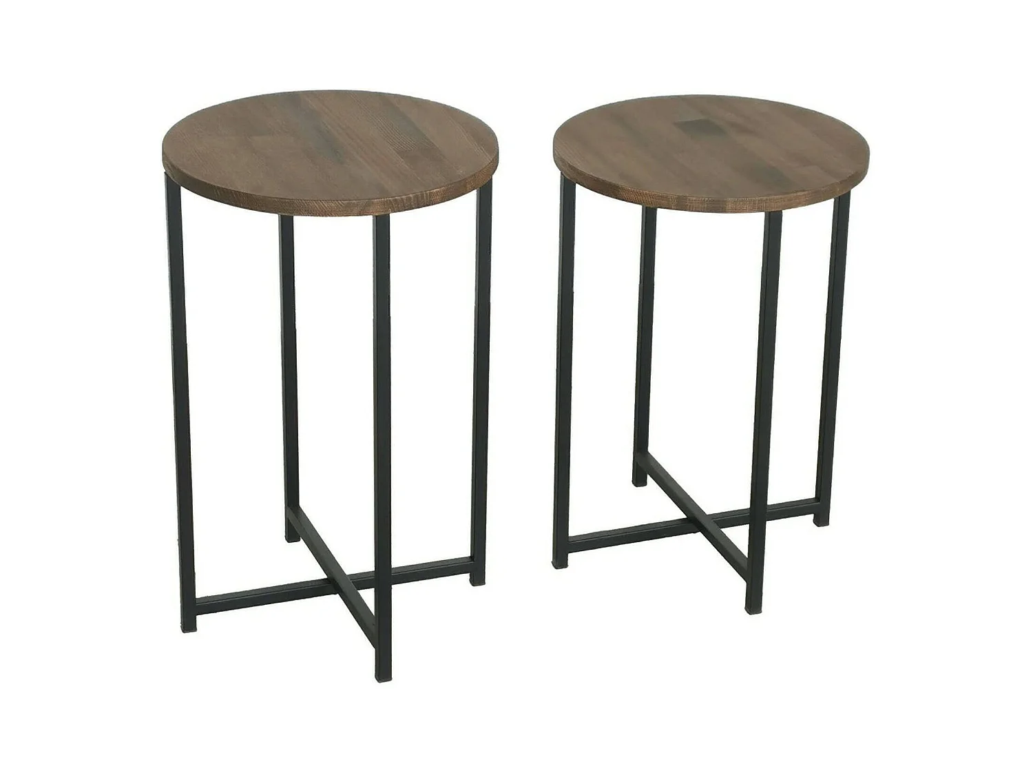 Table basse Furud, Table basse, Porte-revues pour canapé, Etagère de salon, 70x35h55 cm, Noyer