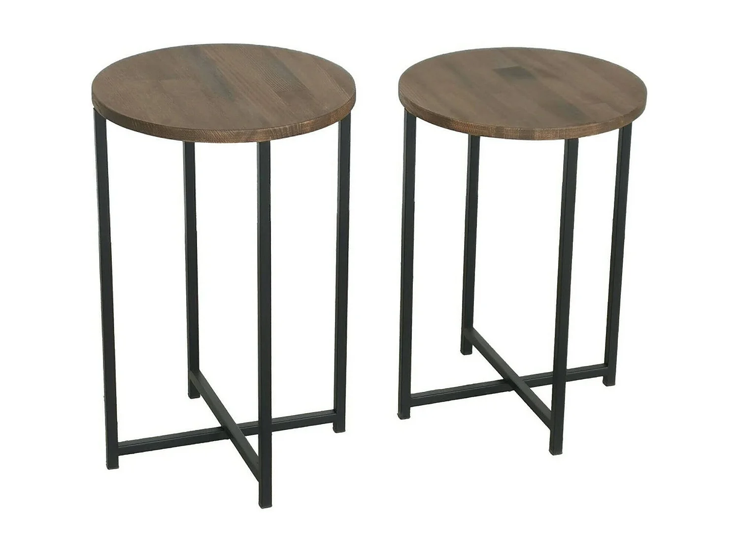 Dluperin-satontafel, Koffietafel, Soeptafel voor bank, Tafelplank, 70x35h55 cm, Walnoot