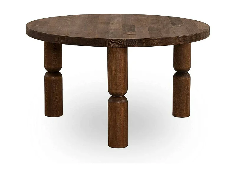 Dpogb-satje, koffietafel, banktafel, woonkamerplank, 70x70h40 cm, walnoot