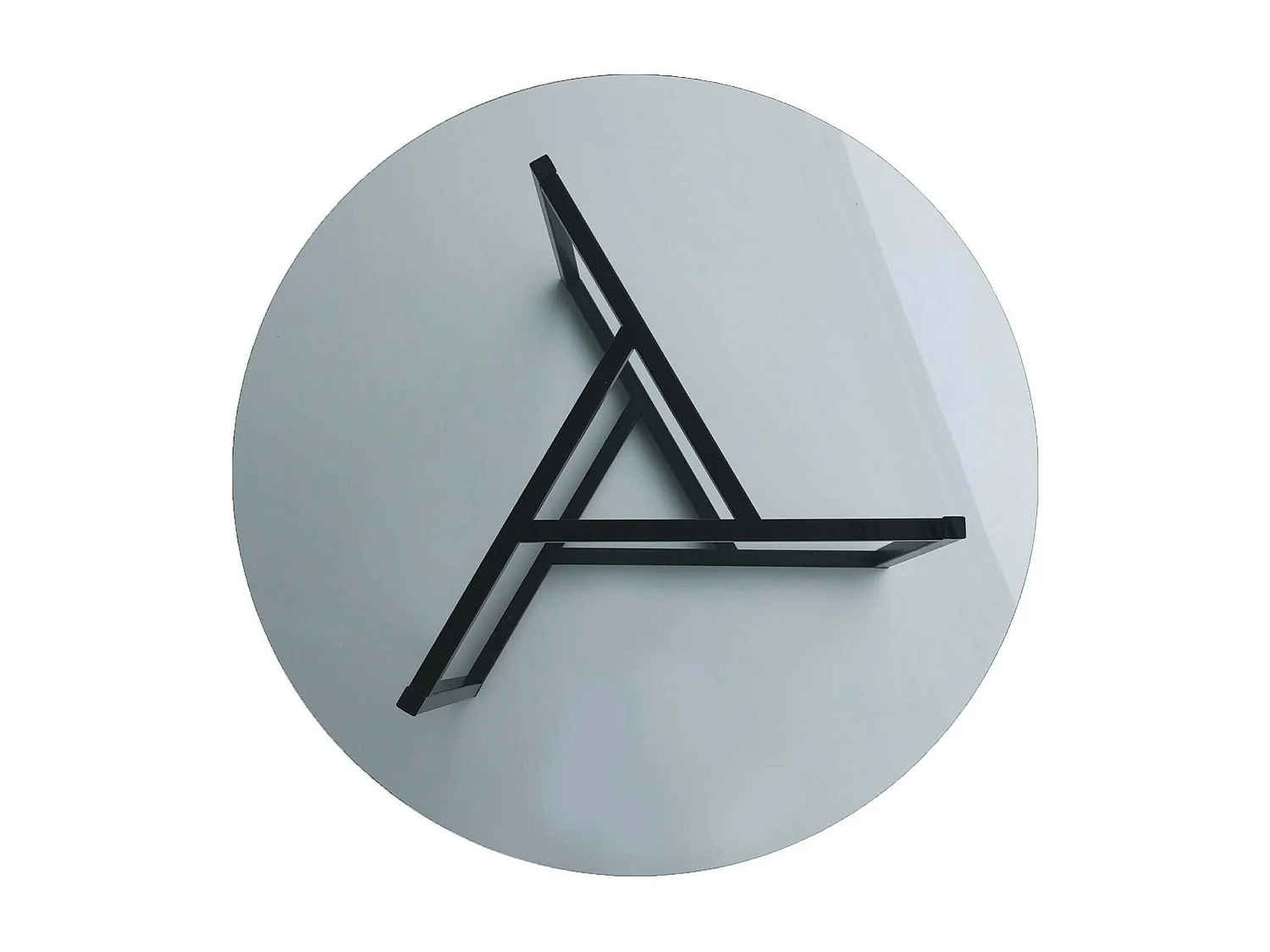 Tavolino da Salotto Esperia, Forma Rotonda, 75x75x42h cm Nero