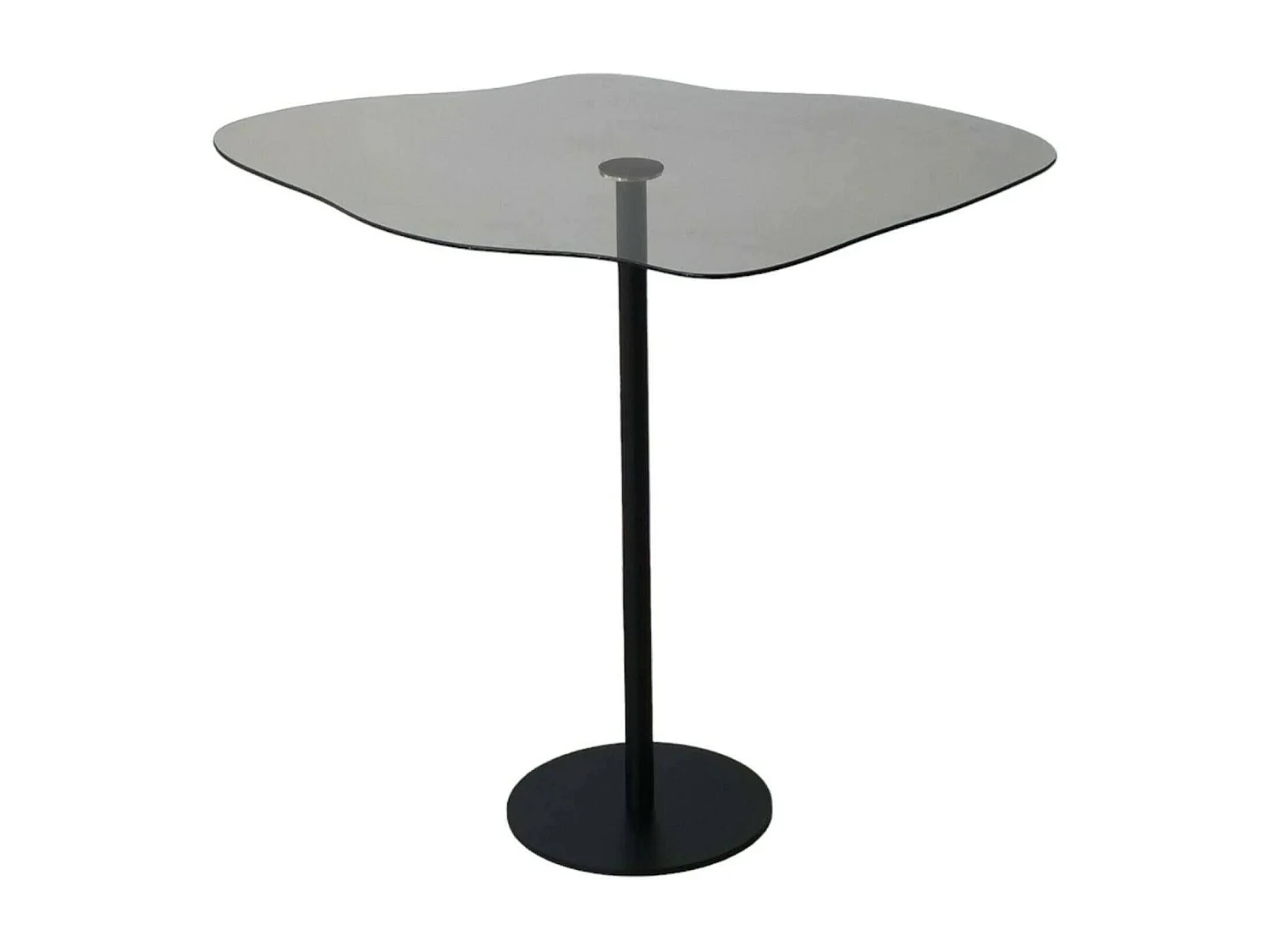 Table basse Astria, Table basse, Porte-revues pour canapé, Etagère de salon, 60x45h50 cm, Noir