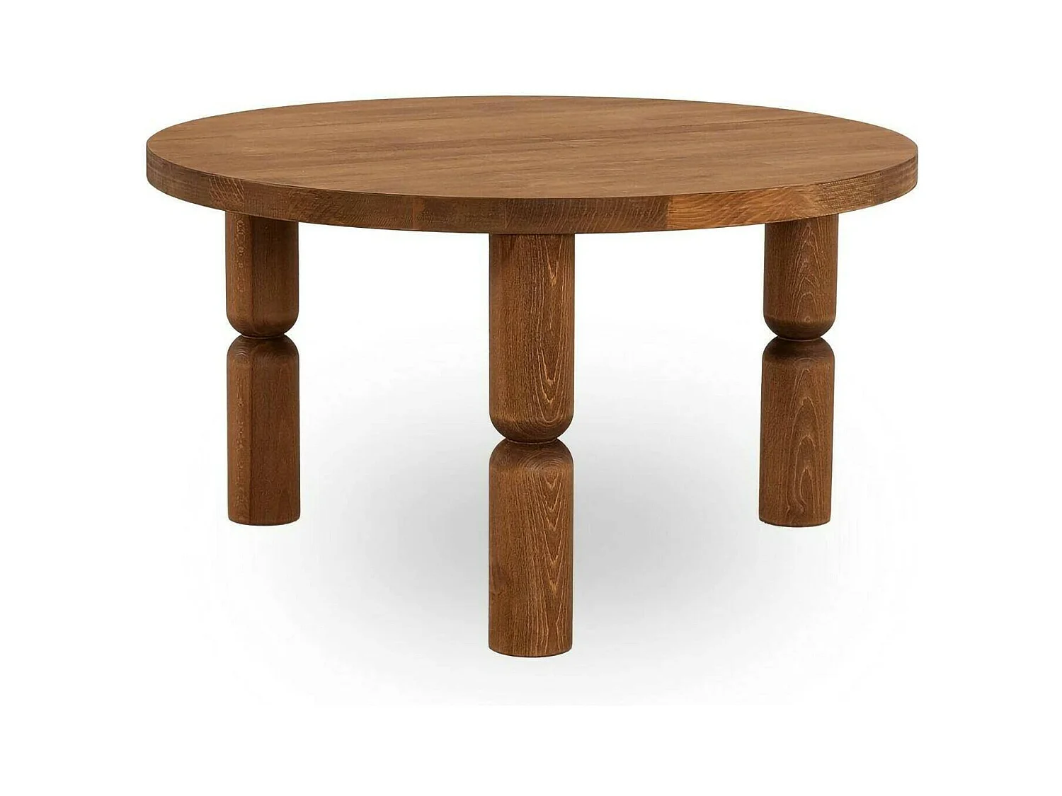 Wohnzimmertisch Dpogb, Niedriger Wohnzimmertisch, Kaffeeregal, Couchtisch für Sofa, 70x70h40 cm, Eiche