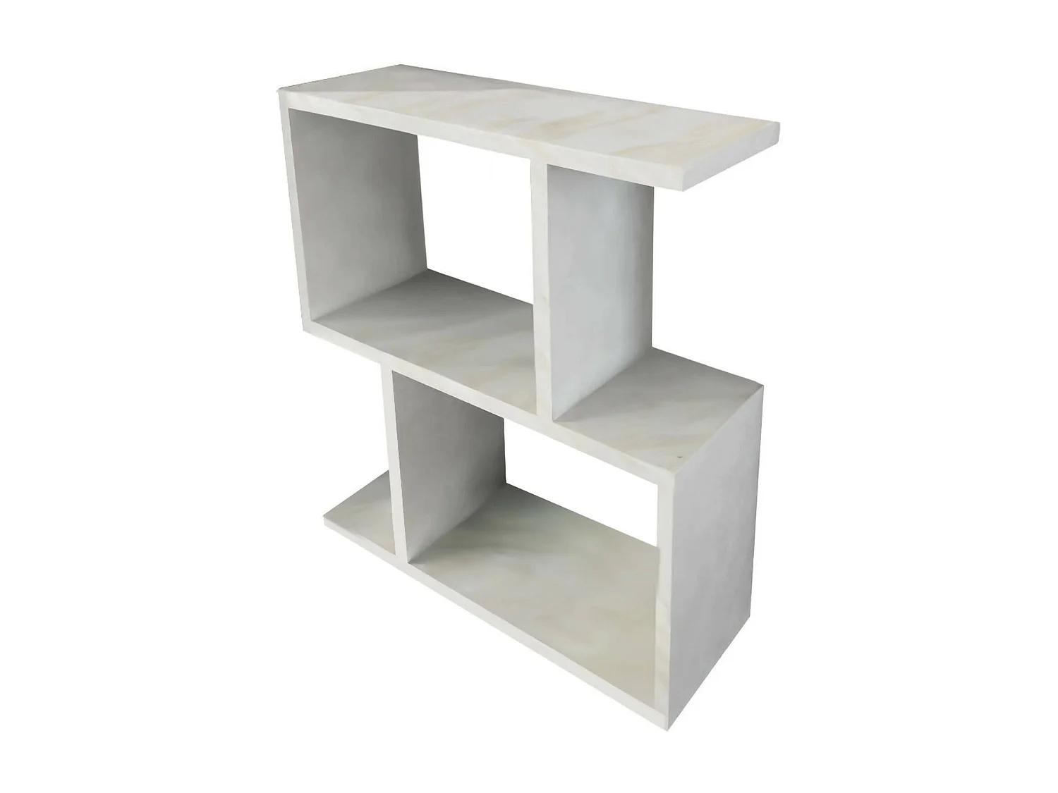 Wohnzimmertisch Dpezzell, Niedriger Wohnzimmertisch, Kaffeeregal, Couchtisch für Sofa, 50x18h55 cm, WeiÃŸ