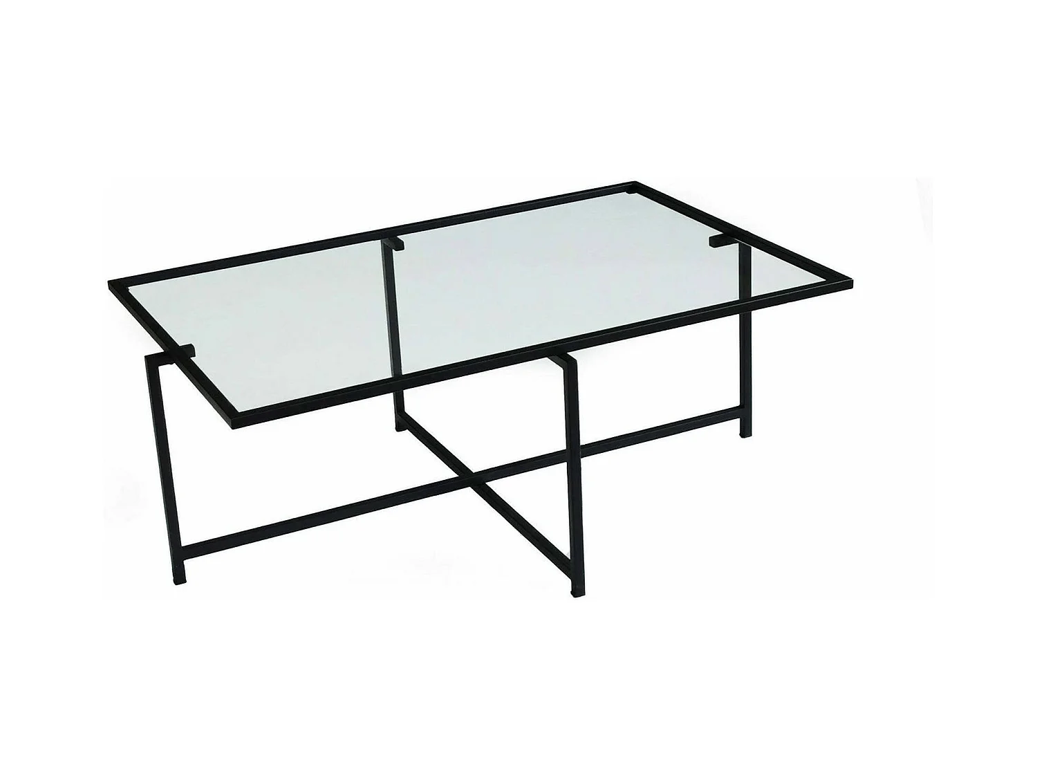 Table basse Dheneb, Table basse, Porte-revues pour canapé, Etagère de salon, 94x64h35 cm, Noir