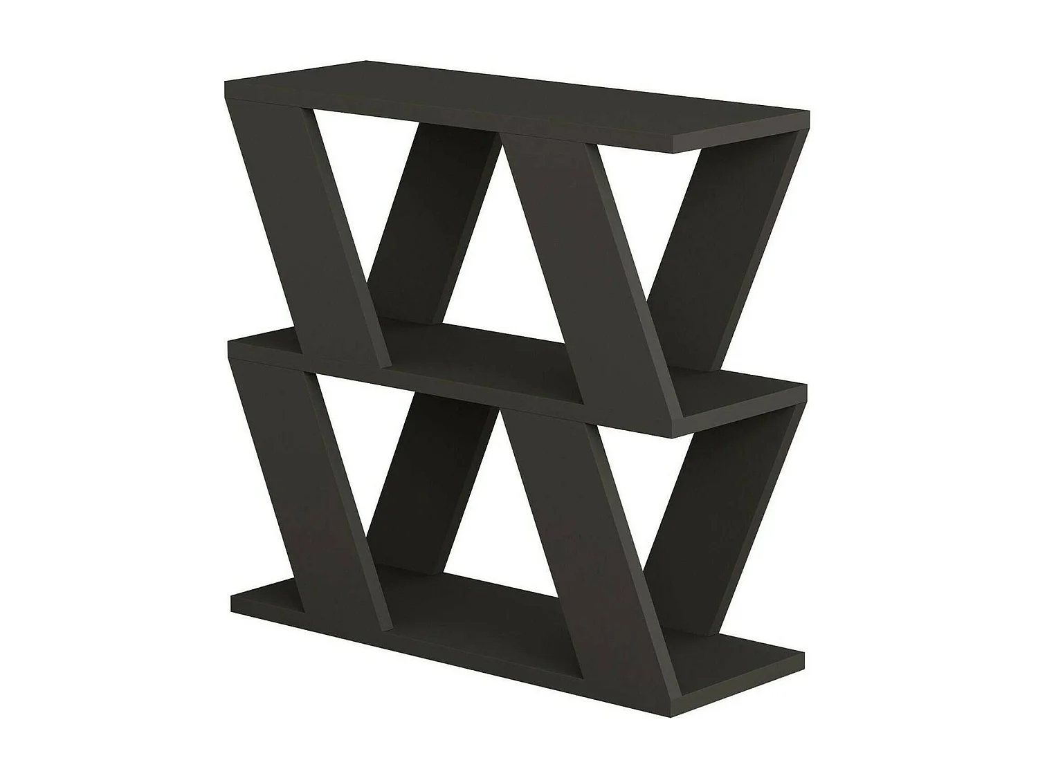 Dmora - Tavolino da salotto Beniamina, 60x22h57 cm, Antracite