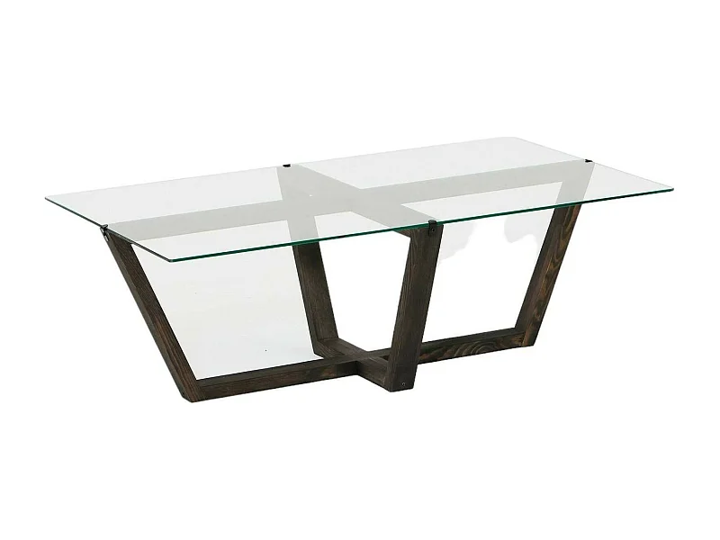 Mesa de café Daaboubo, Mesa de centro baja, Revistero para sofá, Estante de la sala de estar, 105x65h35 cm, Antracita
