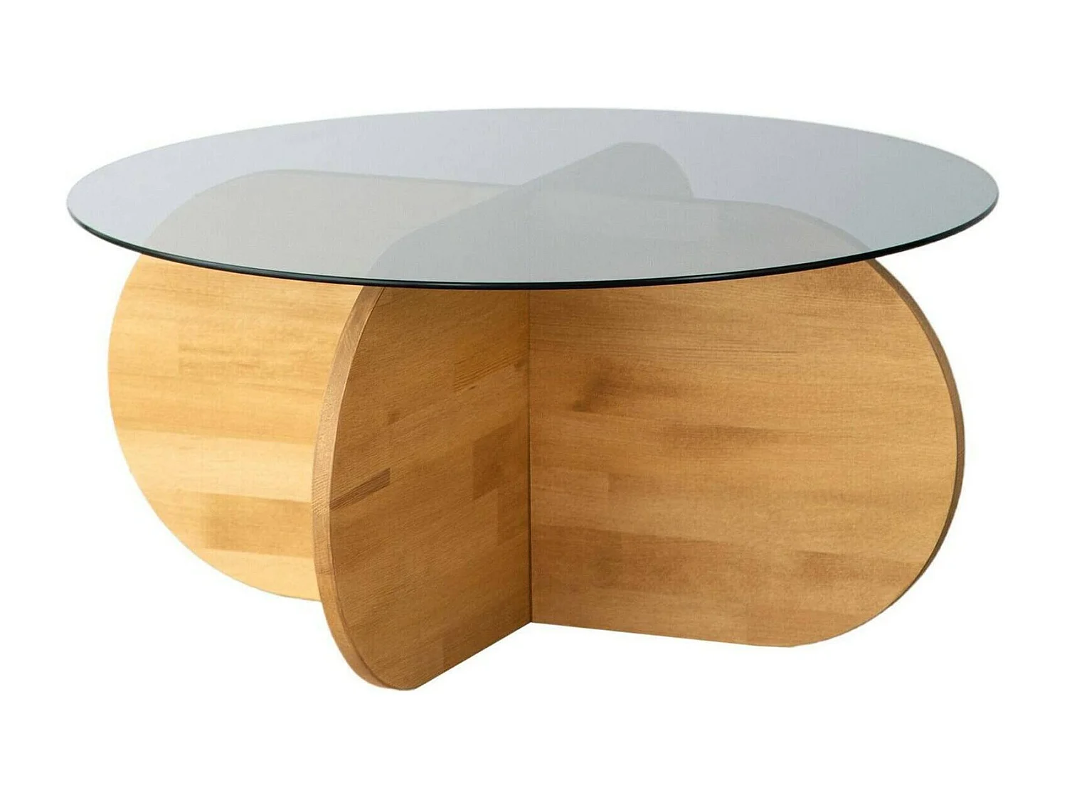 Doliveir-woontafel, koffietafel, bankres, woonkamerplank, 75x75h35 cm, eiken