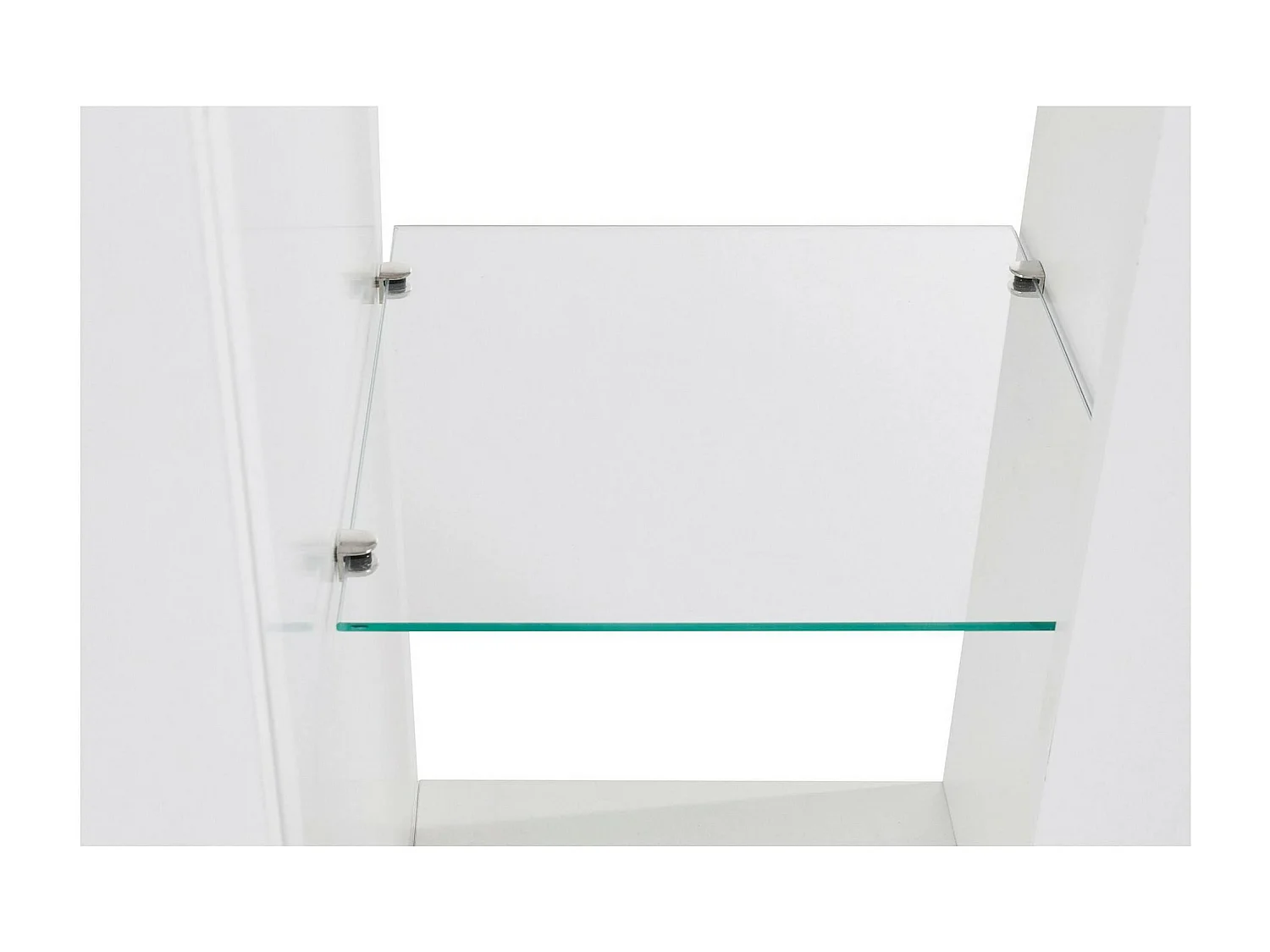 Kommode Ddariv, 3-türiges Wohnzimmer-Buffet, Wohnzimmer-Kommode, modernes Kommode, 100 % Made in Italy, 200 x 40 x 80 cm, glänzendes Weiß