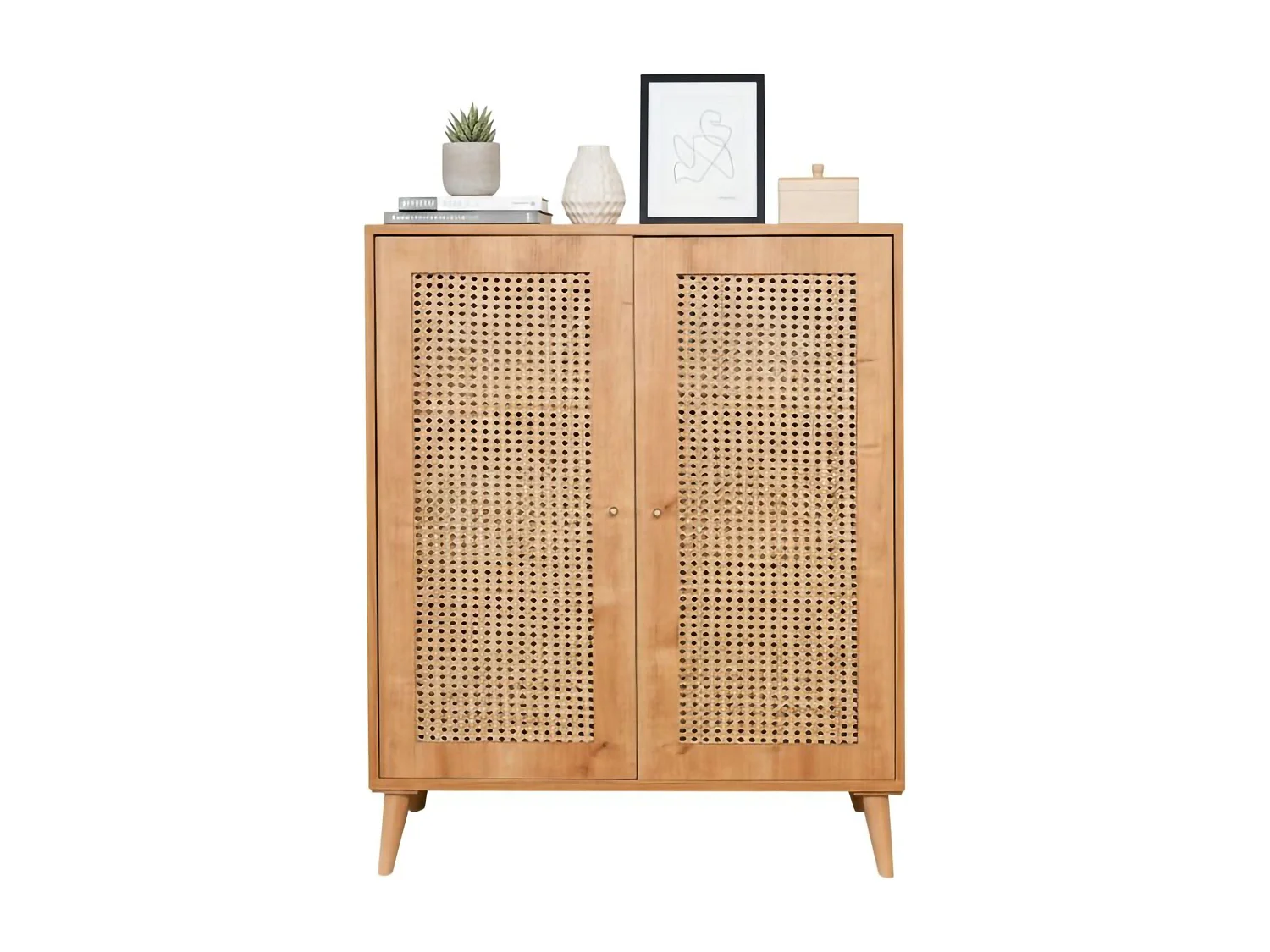 Dpicke Dressoir, Woonkamer Buffet, Woonkamer, Keuken Pantry, 90x40h110 cm, Eiken