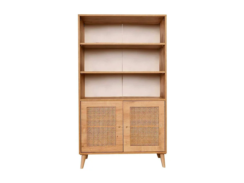 Aparador Dgonz, Bufé de salón, Aparador de salón, Despensa de cocina, 90x40h110 cm, Roble