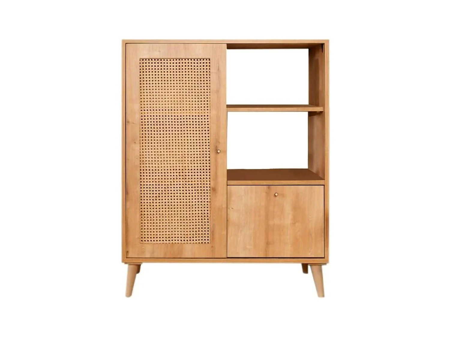 Dressoir Dfrigeri, Woonkamerbuffet, Woonkamertafel, Keukenkast, 90x40h110 cm, Eik