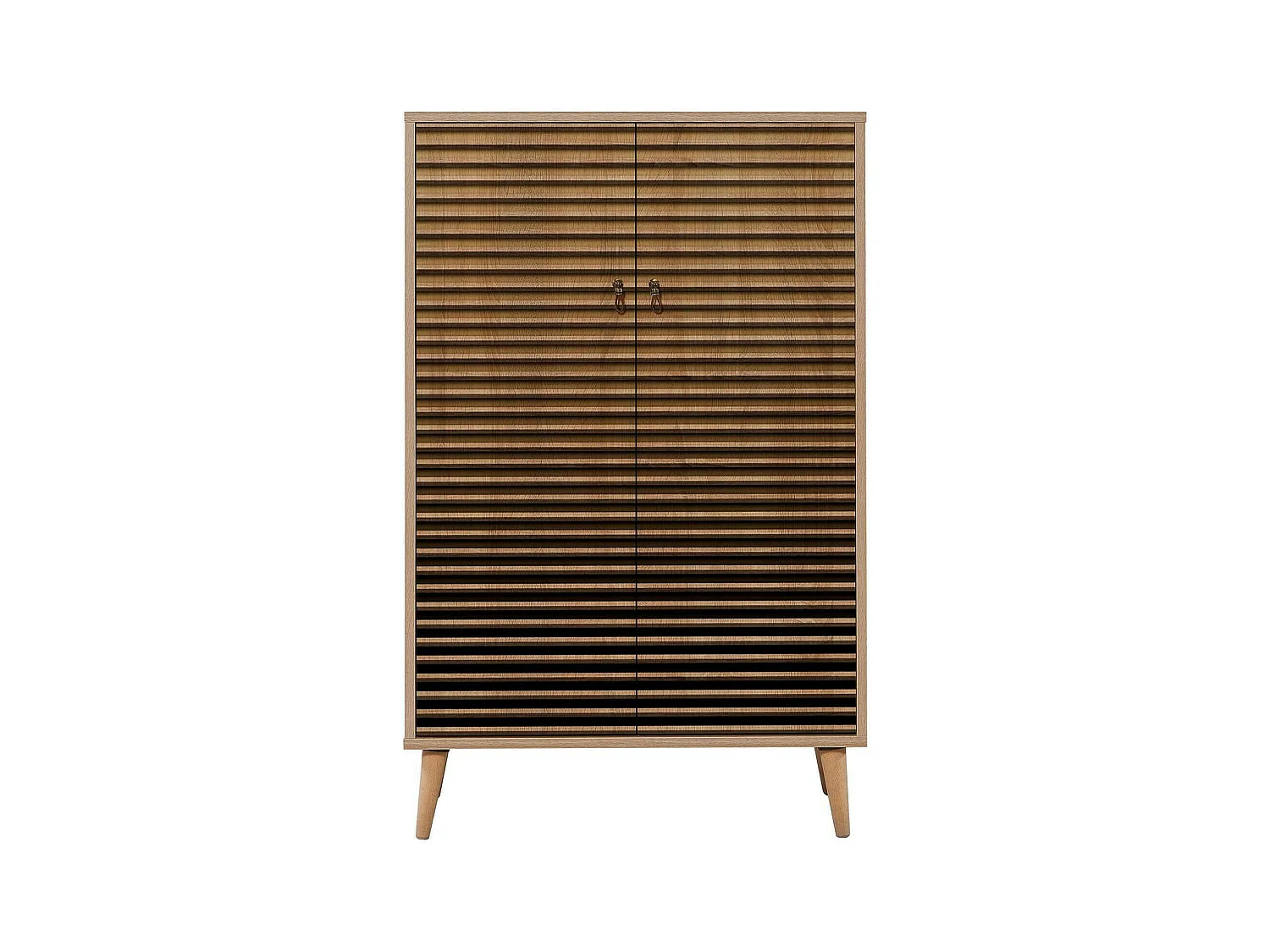 Buffet Proxima, Buffet du salon, Commode de salon, Garde-manger de cuisine, 80x36h127 cm, Chêne