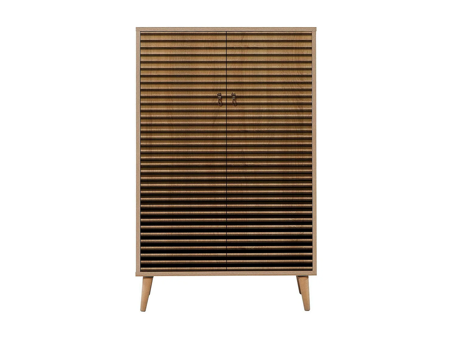 Buffet Proxima, Buffet du salon, Commode de salon, Garde-manger de cuisine, 80x36h127 cm, Chêne