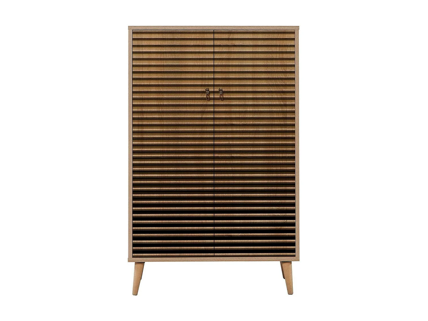 Buffet Proxima, Buffet du salon, Commode de salon, Garde-manger de cuisine, 80x36h127 cm, Chêne