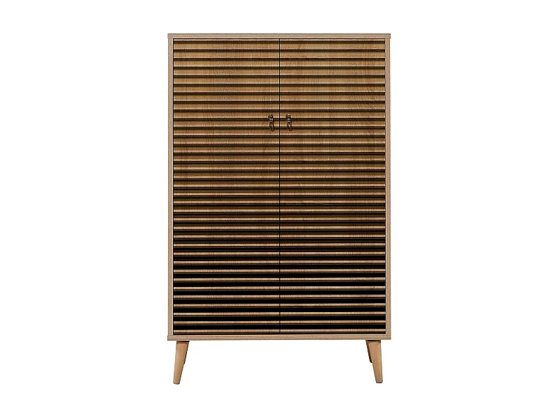 Buffet Proxima, Buffet du salon, Commode de salon, Garde-manger de cuisine, 80x36h127 cm, Chêne