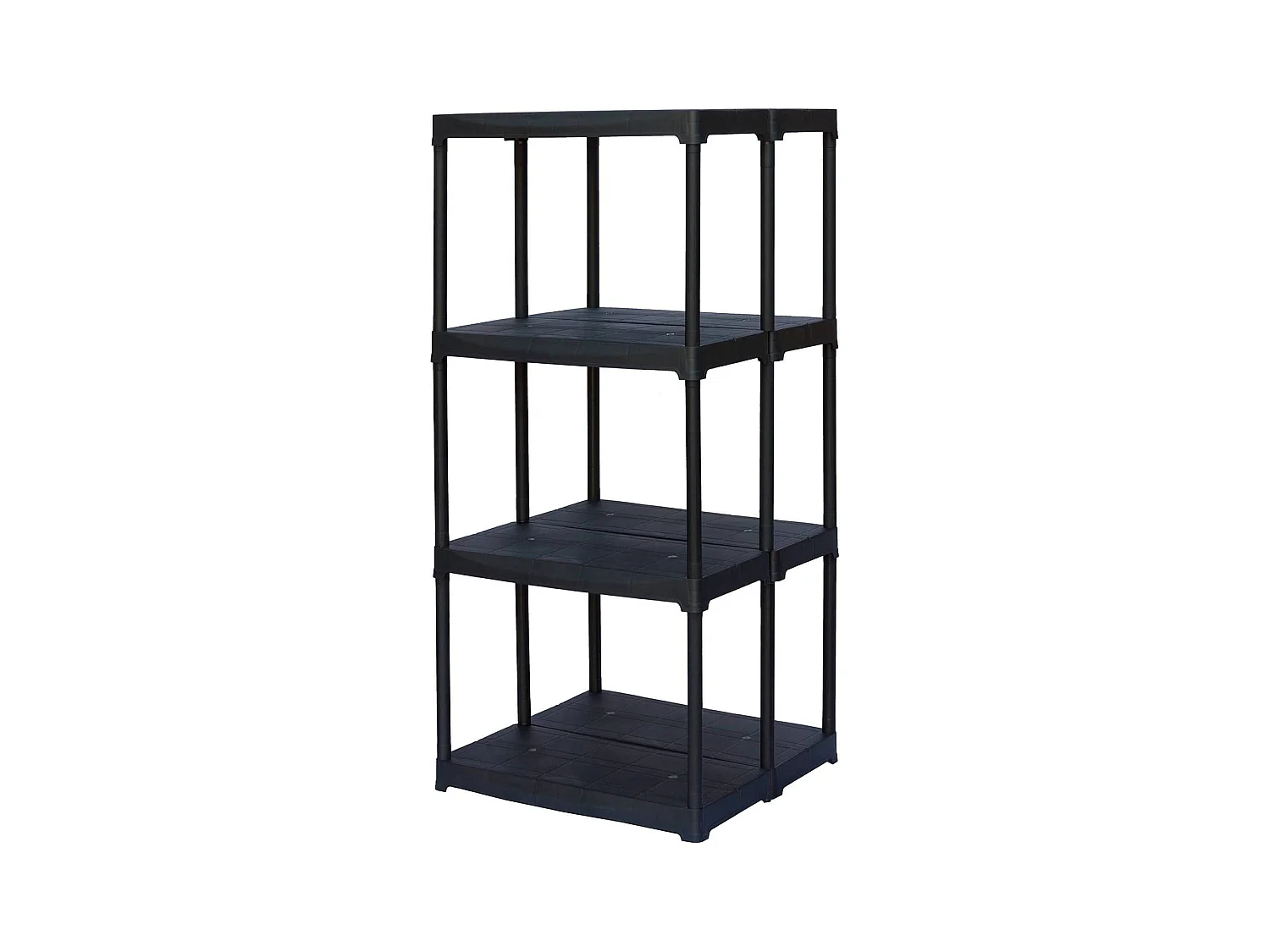 Armoire d'extérieur Ostenda, Étagère extérieure, Armoire de balcon polyvalente, Armoire d'extérieur, 100% Made in Italy, Anthracite, 60x59h133 cm