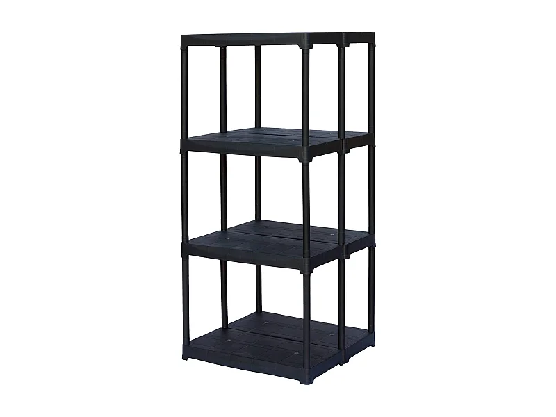 Armário ao ar livre Dbellucc, Prateleira ao ar livre, ARmadio varanda multiuso, armário exterior, 100% Made in Italy, Antracite, 60x59h133 cm