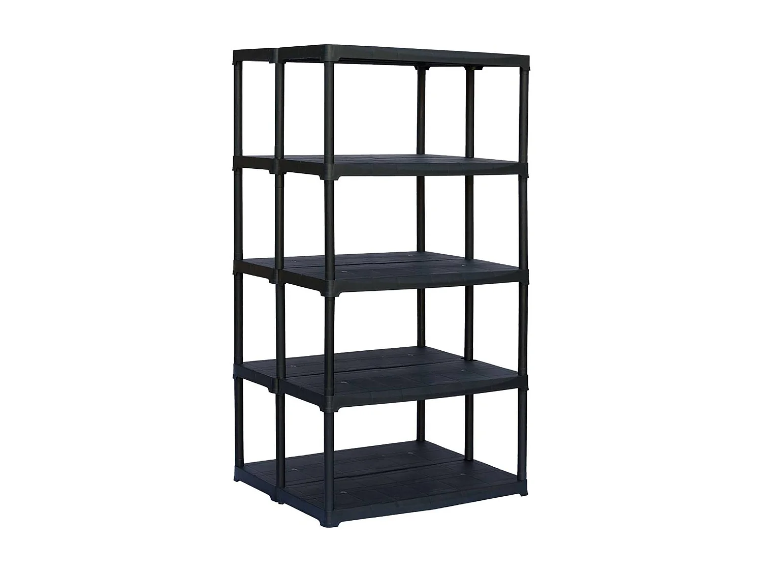 Armário ao ar livre Dammendol, Prateleira ao ar livre, Armário de varanda multiuso, Armário ao ar livre, 100% Made in Italy, Antracite, 90x78h176 cm