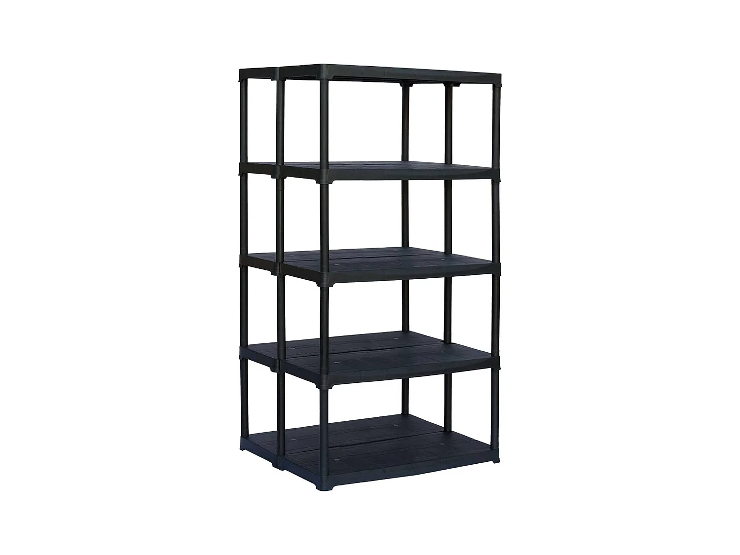 Armoire d'extérieur Damme, Etagère d'extérieur, Armoire de balcon polyvalente, Armoire d'extérieur, 100% Made in Italy, Anthracite, 90x78h176 cm
