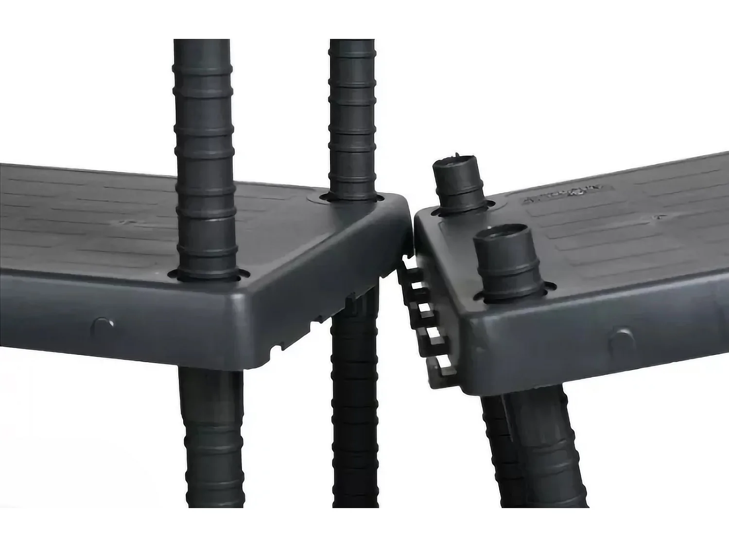 WapenDastrolog Outdoor God, Outdoor Plank, 3-Shelter Multifunctionele Kast, 100% Made in Italy, Antraciet, 82x40h165 cm