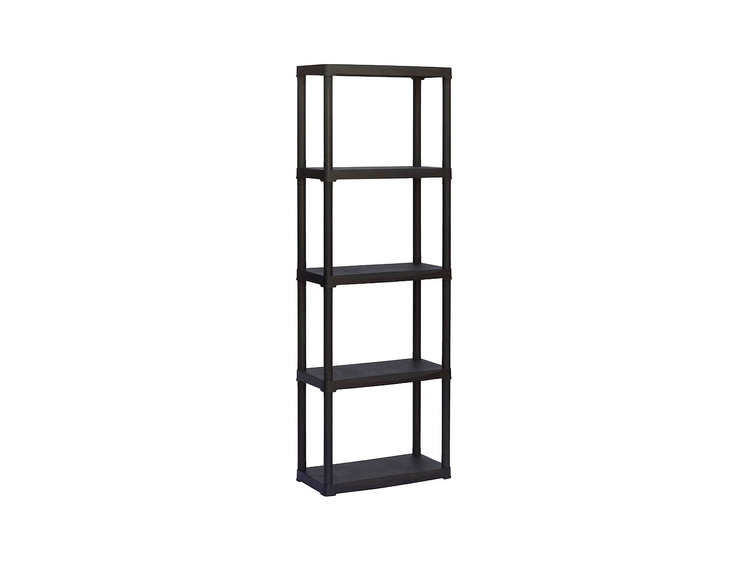 Armoire d'extérieur Damme, Etagère d'extérieur, Armoire de balcon polyvalente, Armoire d'extérieur, 100% Made in Italy, Anthracite, 60x30h176 cm