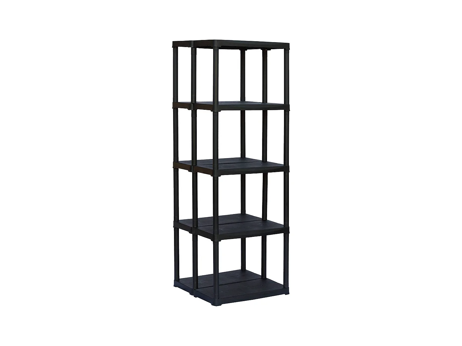Armoire d'extérieur Damme, Etagère d'extérieur, Armoire de balcon polyvalente, Armoire d'extérieur, 100% Made in Italy, Anthracite, 60x59h176 cm
