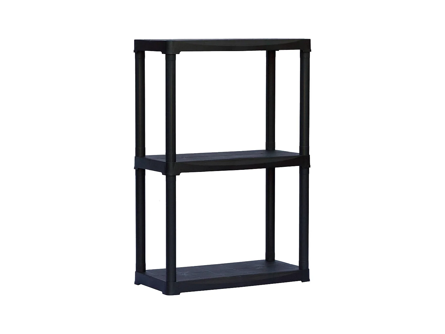 Armoire d'extérieur Anversa, Etagère d'extérieur, Armoire de balcon polyvalente avec 1 étagère, 100% Made in Italy, 60x30h90 cm, Anthracite