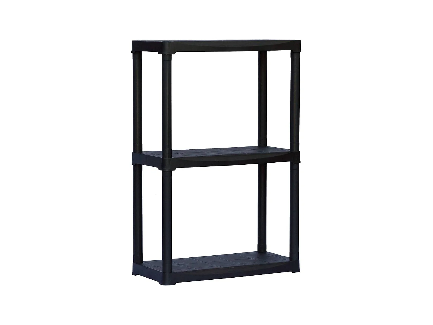 Armoire d'extérieur Anversa, Etagère d'extérieur, Armoire de balcon polyvalente avec 1 étagère, 100% Made in Italy, 60x30h90 cm, Anthracite