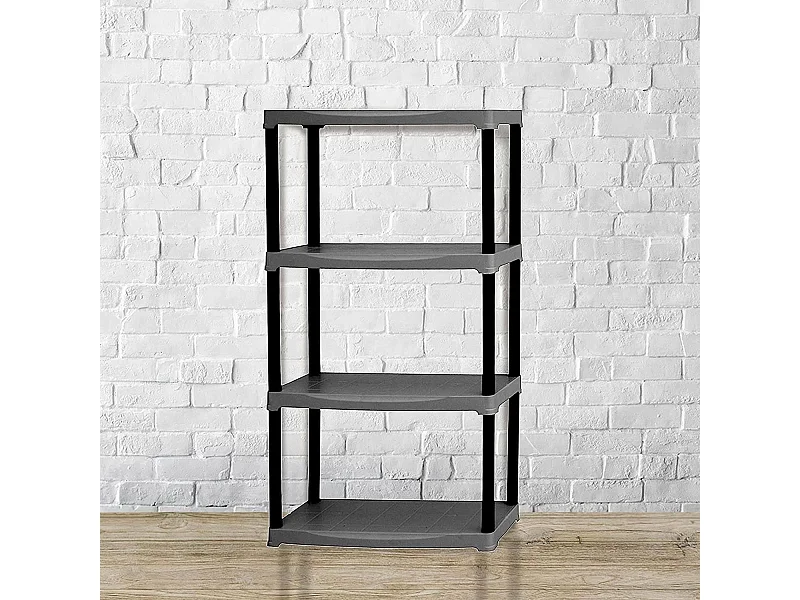 Dbellucc buitenkast, buitenrek, multifunctionele balkonkast, buitenkast,100% Made in Italy, Antraciet, 70x30h133 cm