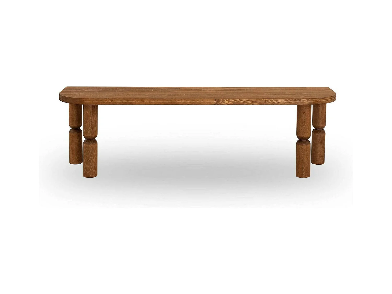 Meuble TV Ceres, Buffet de salon, Armoire basse pour TV, Base murale de rangement, 140x35h40 cm, Chêne