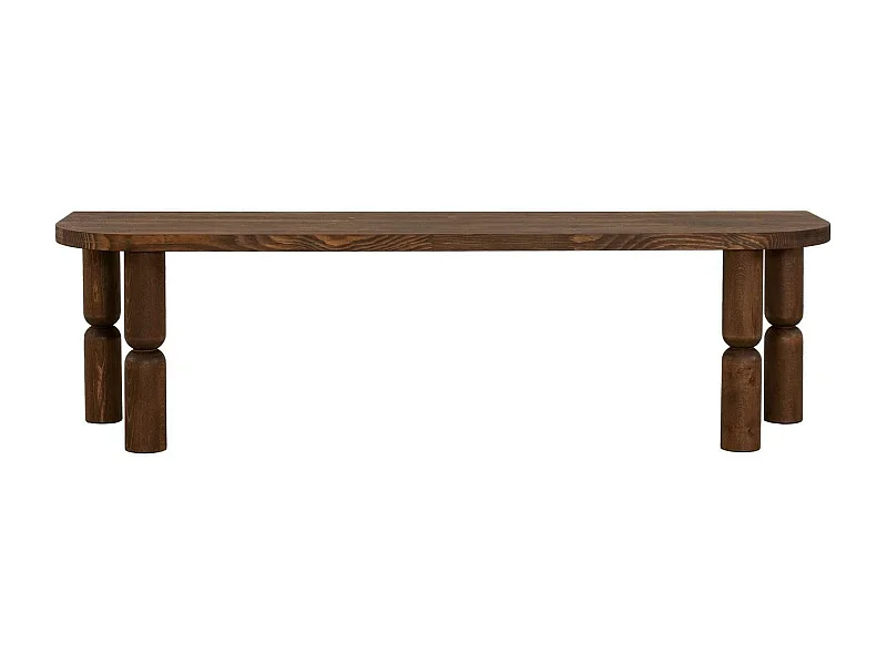 Dgrimald tv-meubel, woonkamermeubel, lage tv-meubel, wandstandaard, 140x35h40 cm, walnoot