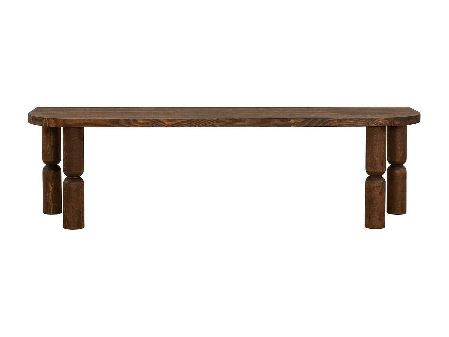 Meuble TV Ceres, Buffet de salon, Armoire basse pour TV, Base murale de rangement, 140x35h40 cm, Noyer