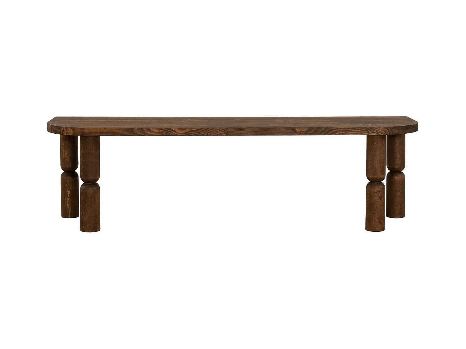 Fernsehschrank Dgrimald, Ständer für Wohnzimmerfernseher, Niedriges Wohnzimmer-Sideboard, TV-Ständerbasis, 140x35h40 cm, Nussbaum