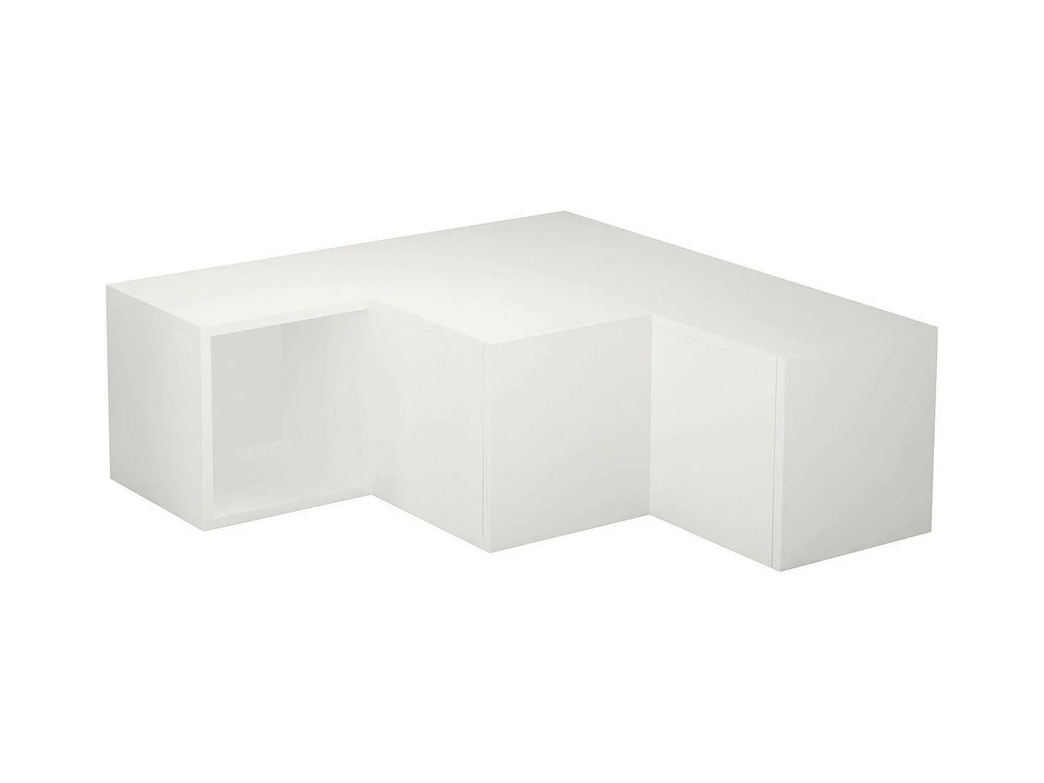 MobilE suporte de TV Dfallett, Aparador de sala, Armário de TV baixo, Base de parede equipada, 90x92h32 cm, Branco