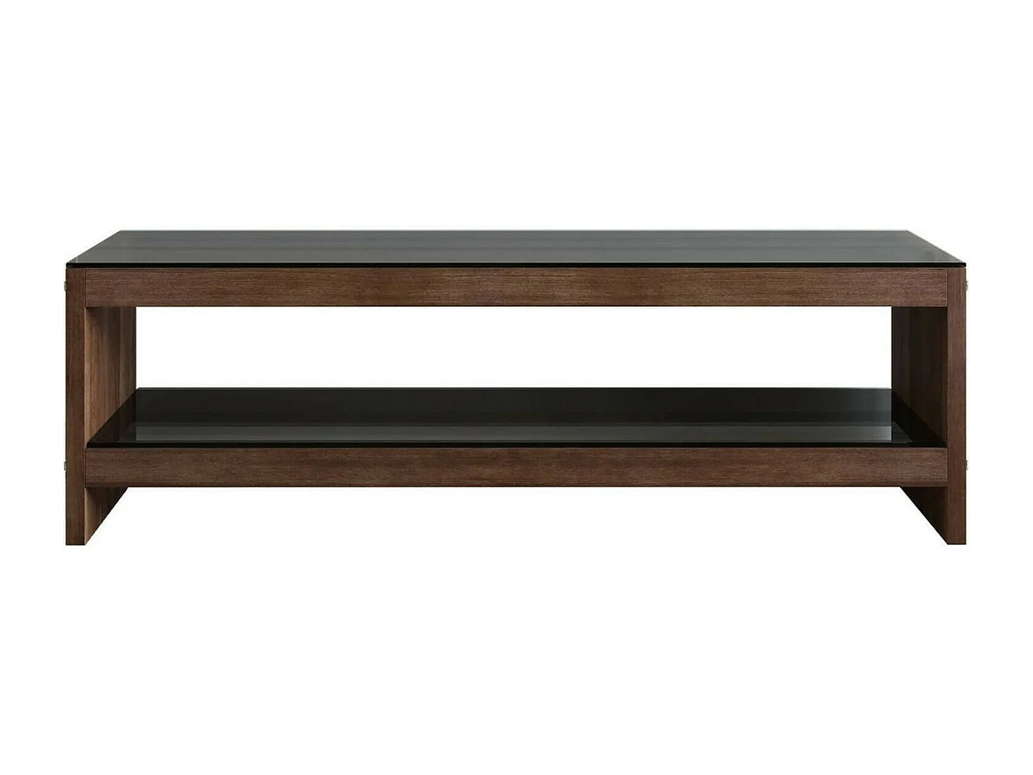 Dpaciocc tv-meubel, bijzet in de woonkamer, lage tv-meubel, wandstandaard, 140x40h45 cm, walnoot