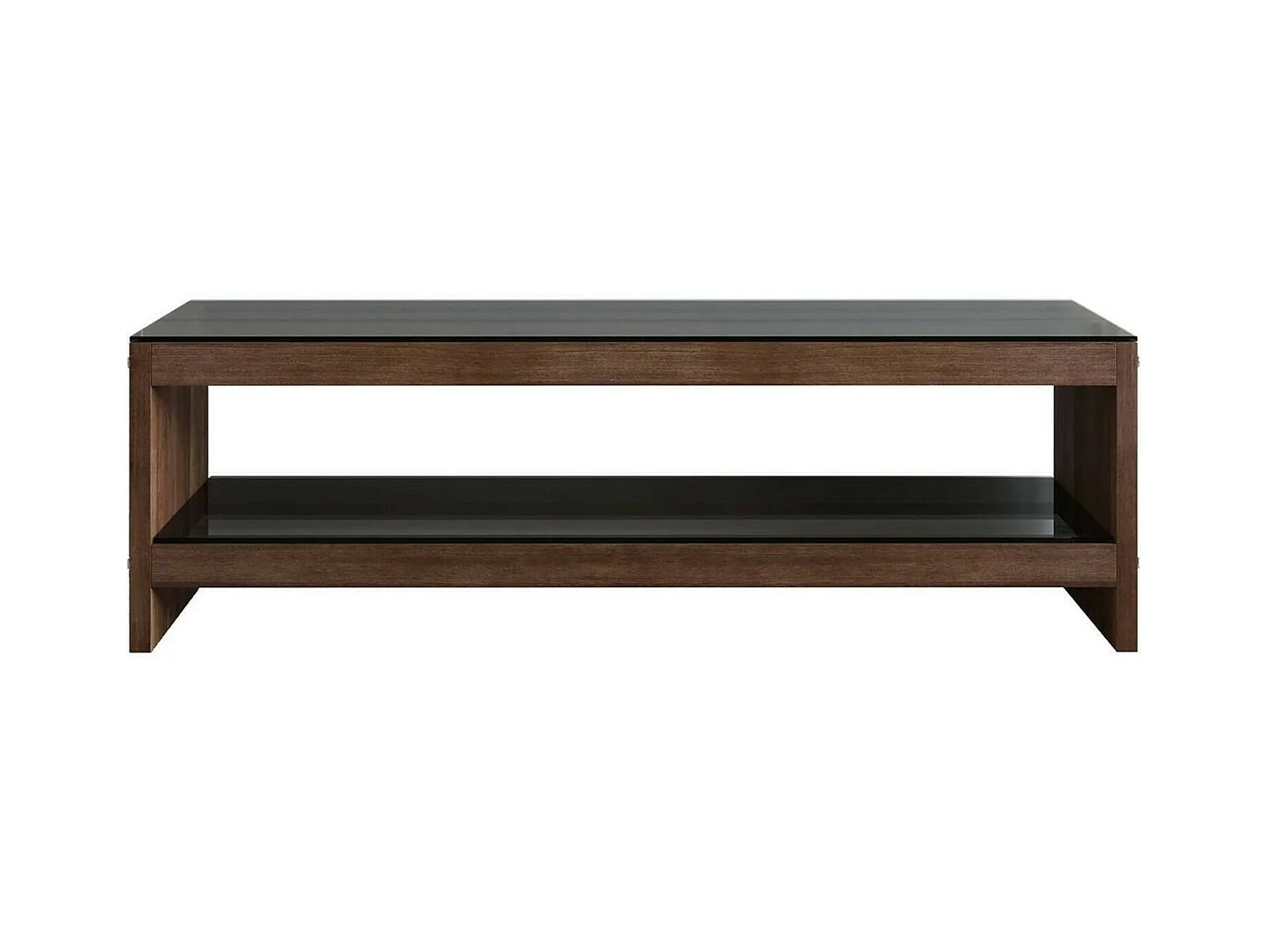 Dpaciocc tv-meubel, bijzet in de woonkamer, lage tv-meubel, wandstandaard, 140x40h45 cm, walnoot