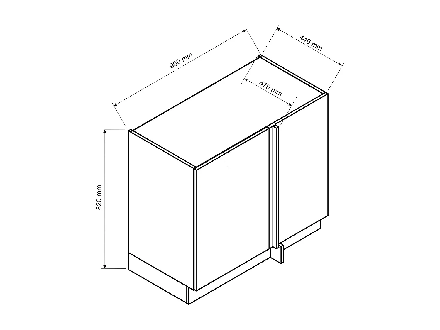 Cuisine complète d'angle ISYA 9 éléments couleur Gris clair/Artisan - Longueur 200/260 cm