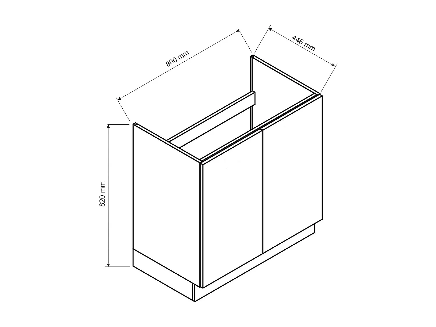Cuisine complète d'angle ISYA 9 éléments couleur Noir/Chêne Artisan - Longueur 200/260 cm